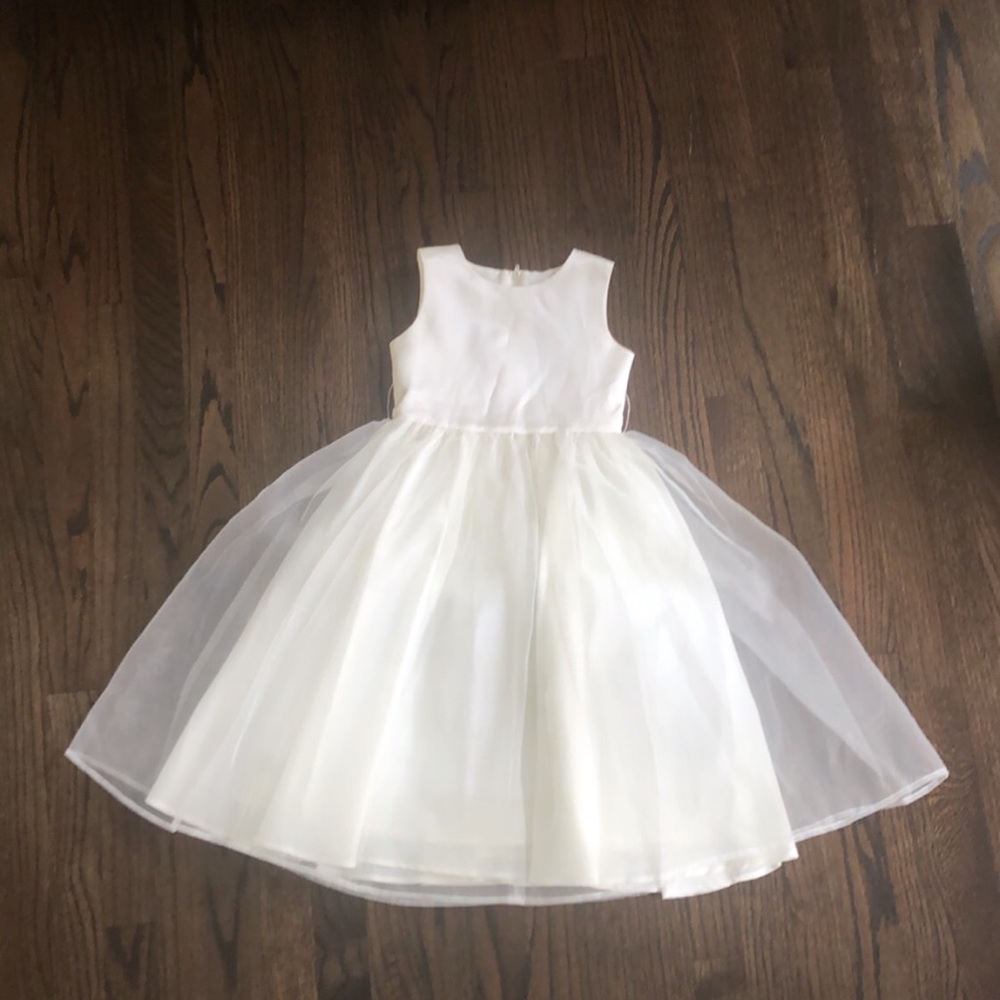 Us Angles Classic Organza Flower Girl Dress